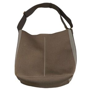 Rothy’s gray crossbody bucket bag